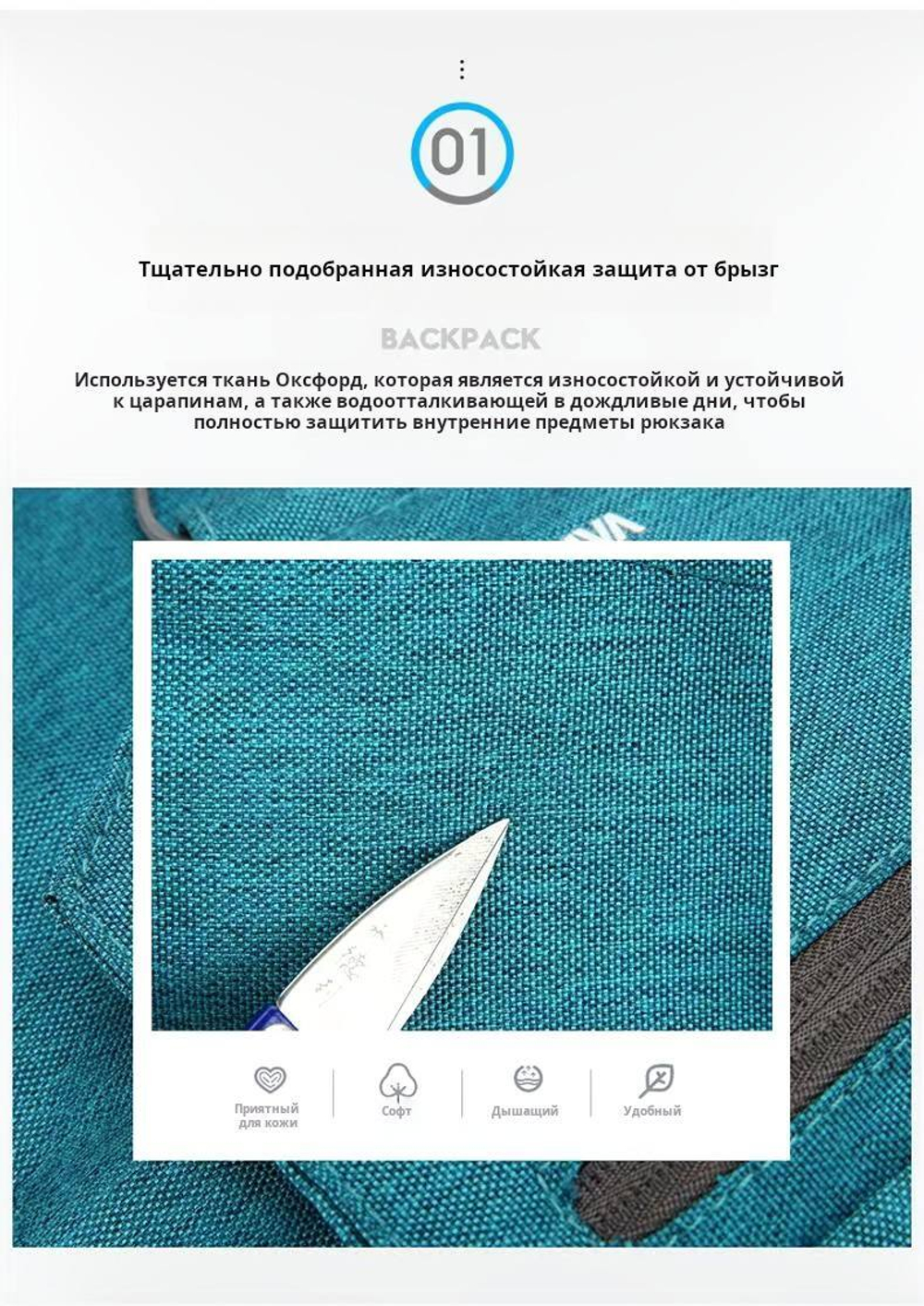 Рюкзак для повседневки и путешествий