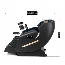Масажне крісло Maxvel, чорне