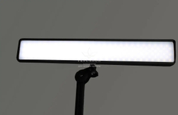 Настольная светодиодная бестеневая Led лампа для бьюти мастера на струбцине KMS-1005 (9501), 30 Вт, черная