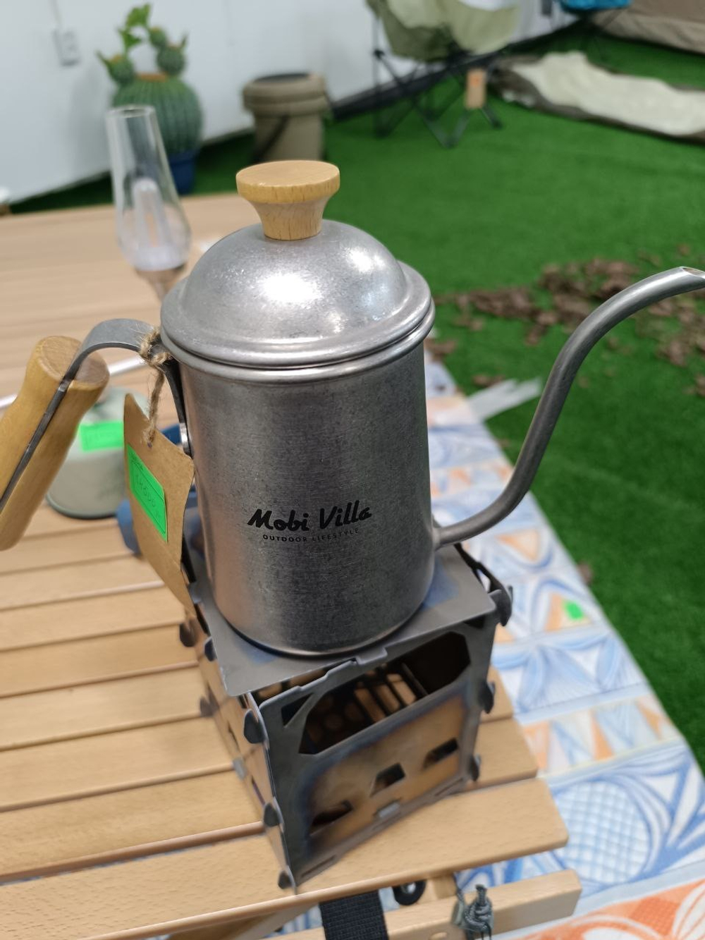 Чайник с длинным носом походный