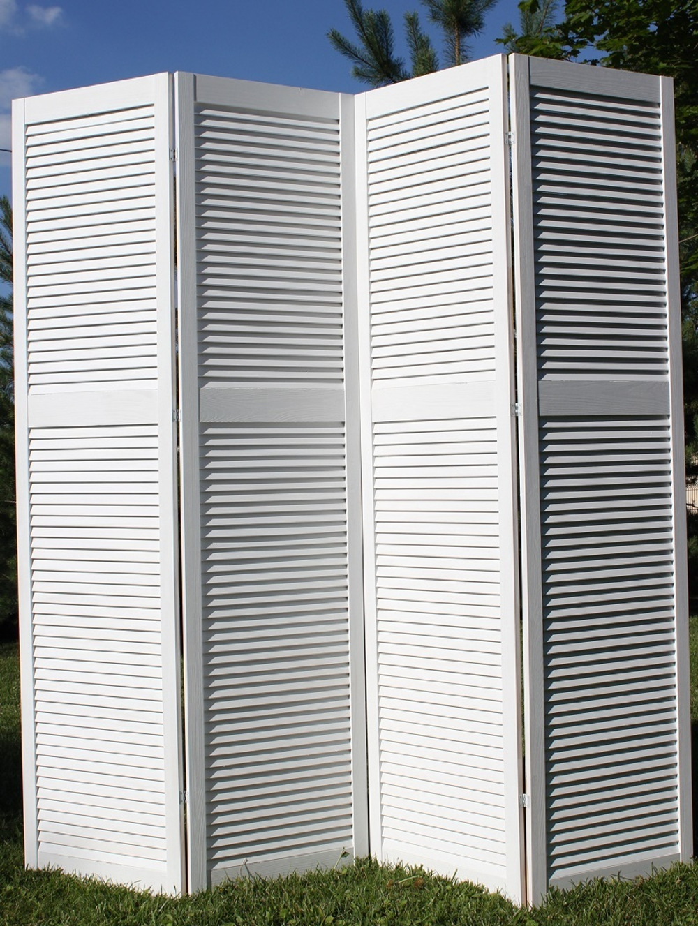 Ширма жалюзі біла