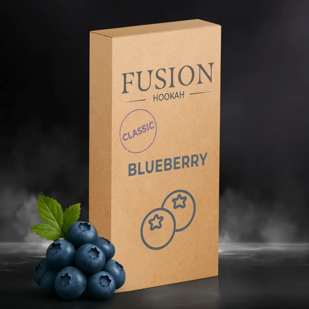 Табак для кальяна Fusion Classic Blueberry (Фьюжин Классик Черника) 100г