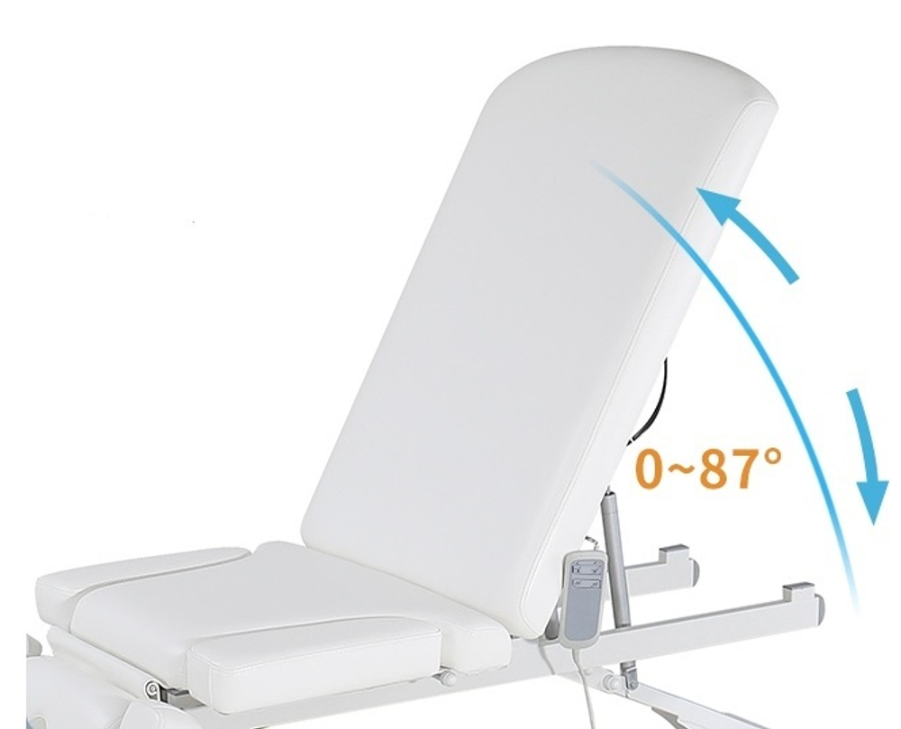 Кушетка электрическая массажная S805 blue, (2 мотора)