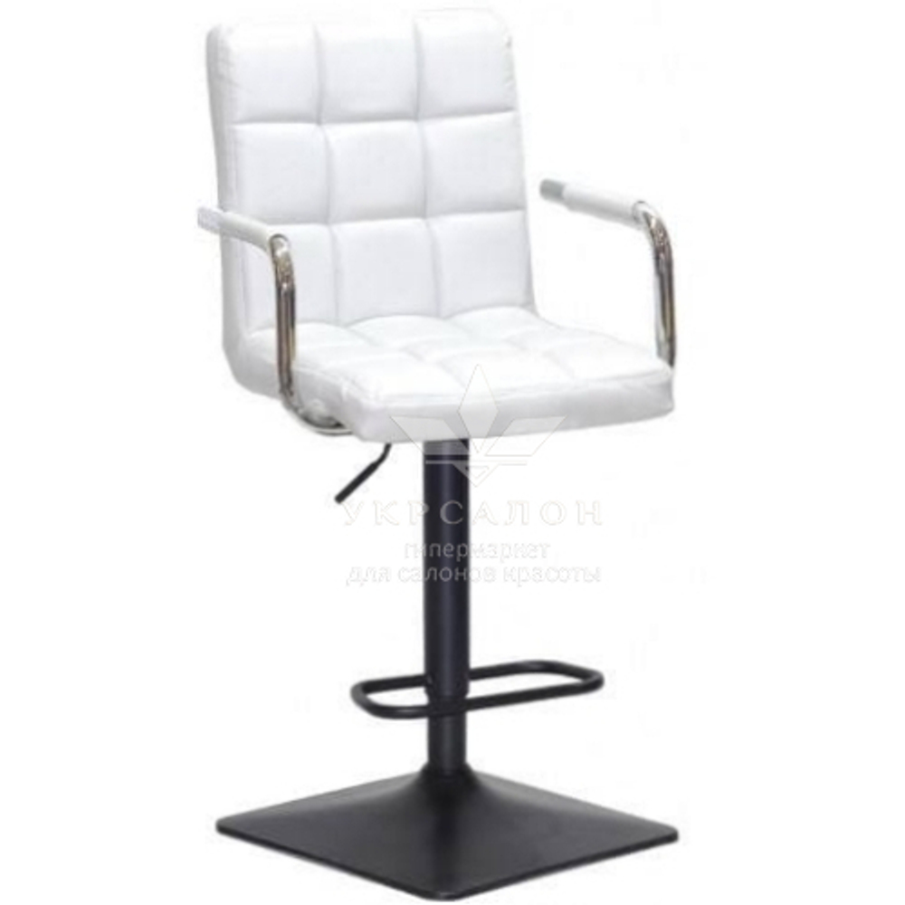 Стульчик для визажа Florida black quadro