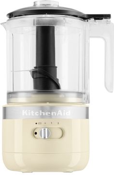 Кухонний мінікомбайн KitchenAid 5KFCB519EAC кремовий бездротовий
