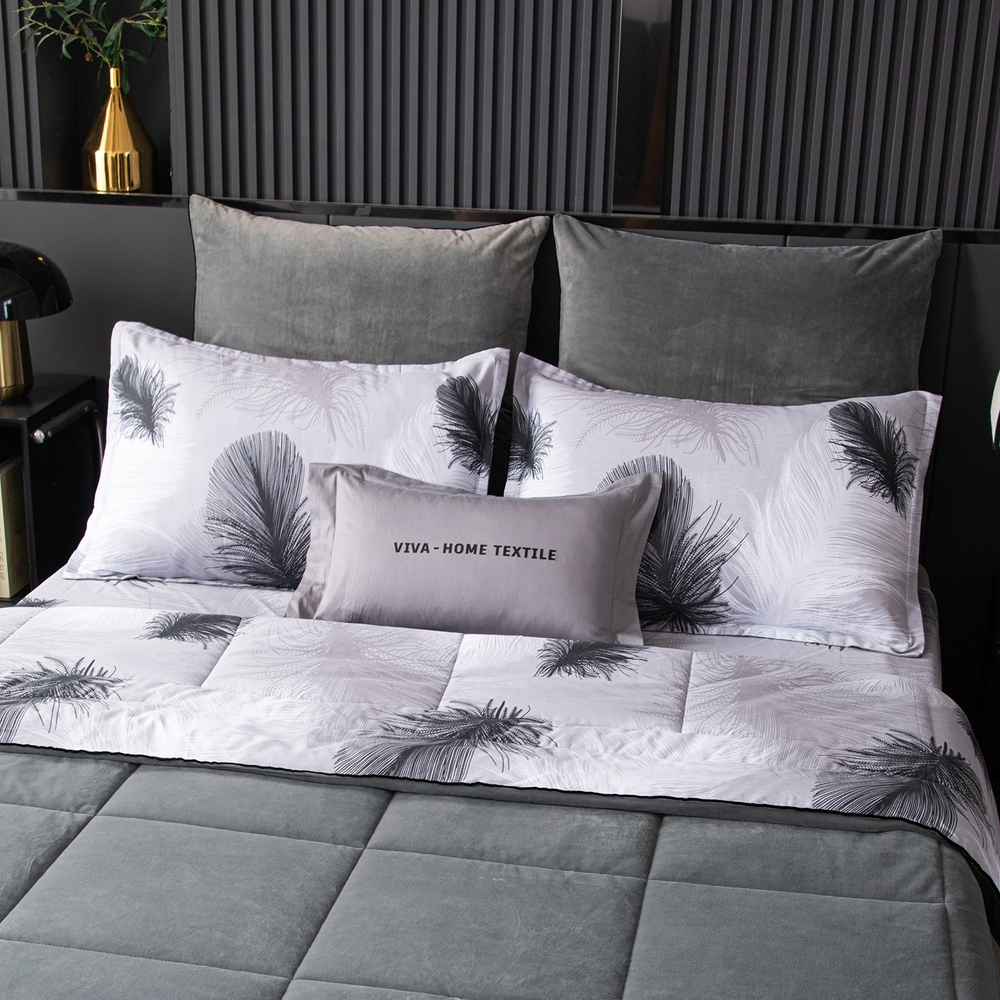 Комплект постельного белья Сатин Velouria Luxe с Одеялом VL013