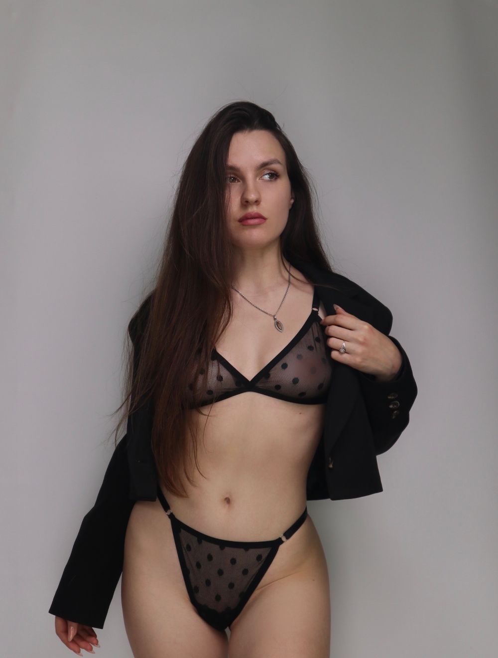 Коплект в крупний горошок