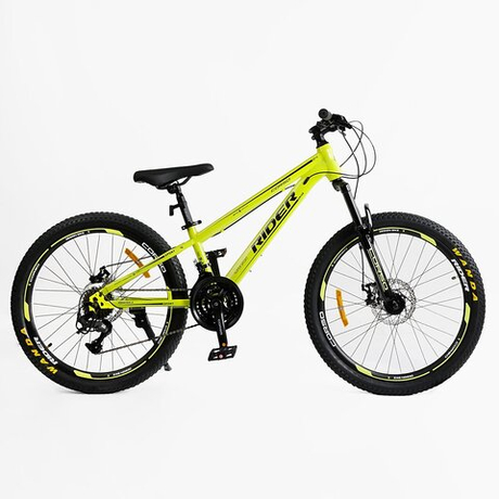 Велосипед гірський підлітковий Corso «Rider» 24 дюйми, рама 11"