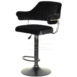 Стілець для візажу Jef velor black