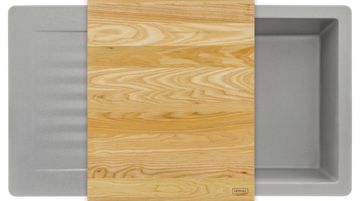 Кухонна мийка KERNAU KGS F 6089 1B1D GREY METALLIC