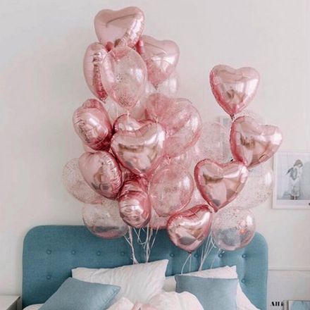 Шарики сердца на 14 февраля