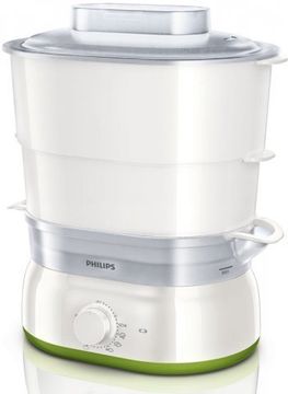 Пароварка PHILIPS HD9104/00 Білий/зелений