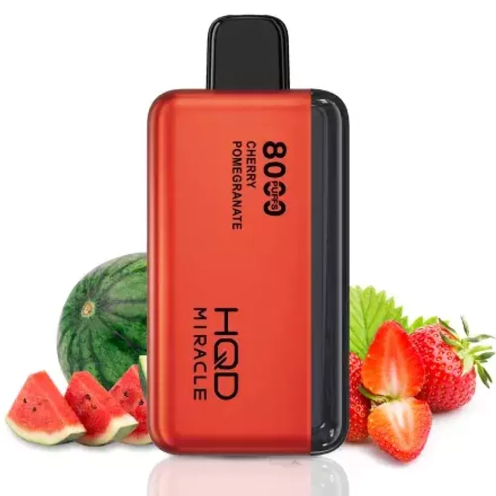 HQD Miracle 8000 Strawberry Watermelon (5% nic)