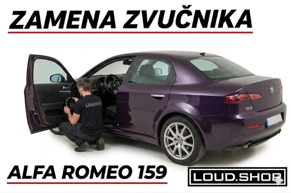 Komplet Zvučnika Alfa Romeo 159