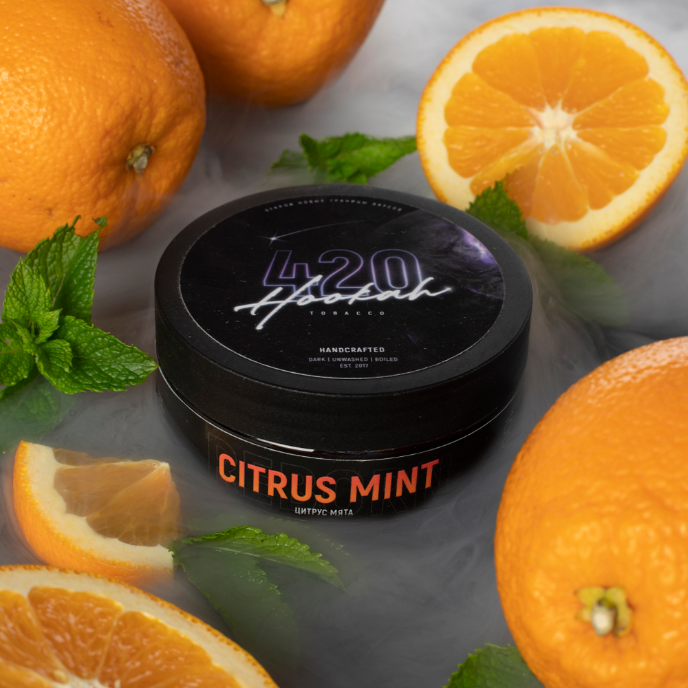 Тютюн для кальяну 420 Цитрус М'ята (Citrus mint) купити швидко і недорого