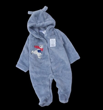 Комбінезон (ромпер) з капюшоном, велсофт "LP"