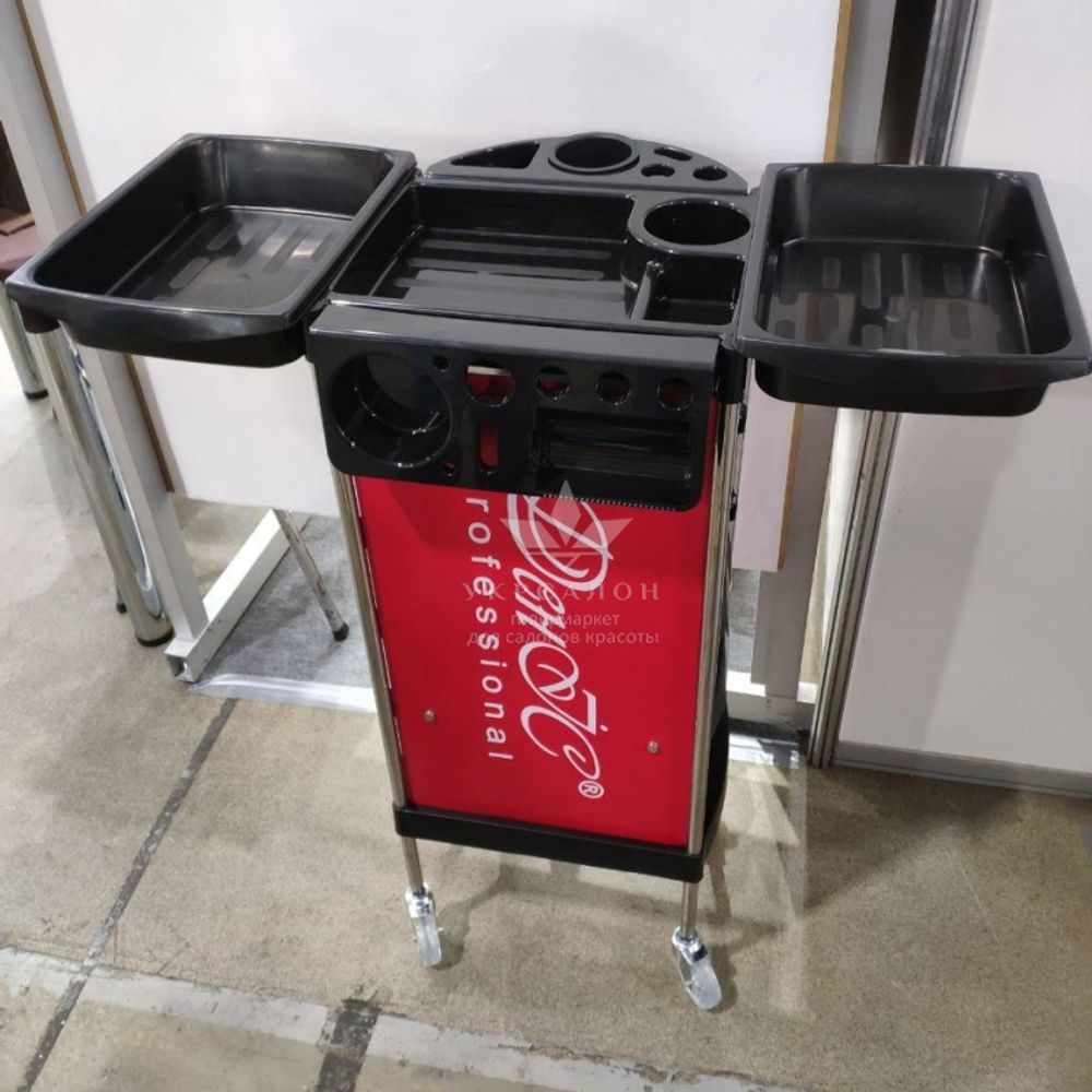 Парикмахерская тележка Denic Red