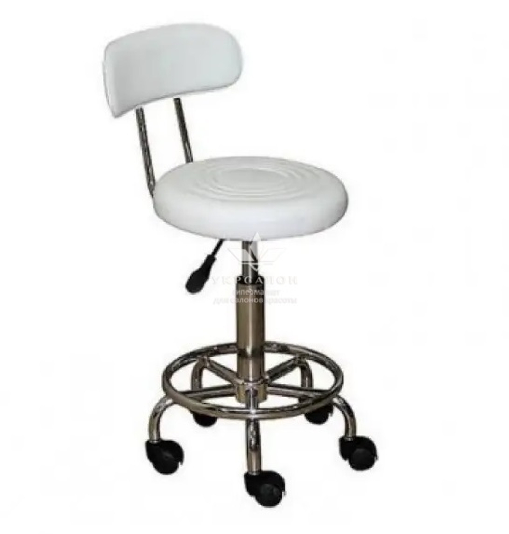 Cтульчик мастера эконом со спинкой