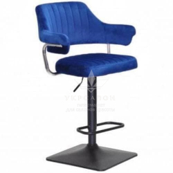 Стільчик для візажу Jef Black quadro Velor