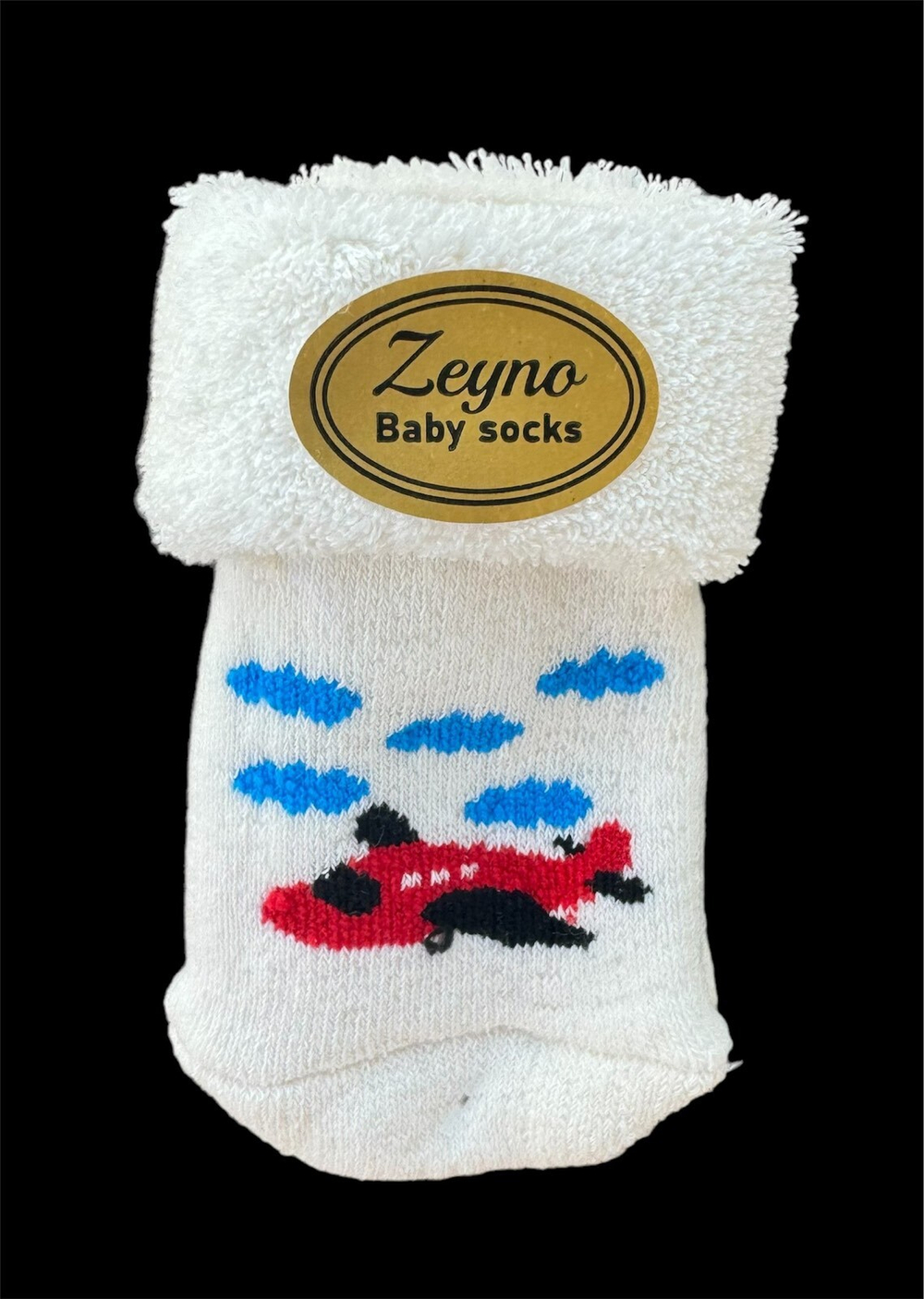 Шкарпетки "Plane", махра ТМ "Zeyno" (0-6 міс)