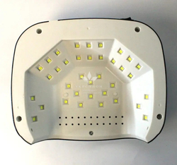 Лампа для маникюра с аккумулятором LED+UV Master Professional SUN S80, 168 Вт, черная