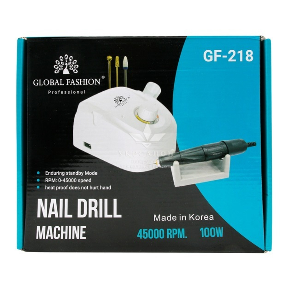 Фрезер для манікюру та педикюру Global Fashion 45000 об. GF-218