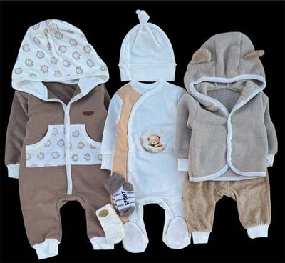 Гарний набір одягу для новонародженого хлопчика, якісний одяг для немовлят, демісезон (весна, осінь), зріст 62 см, бавовна