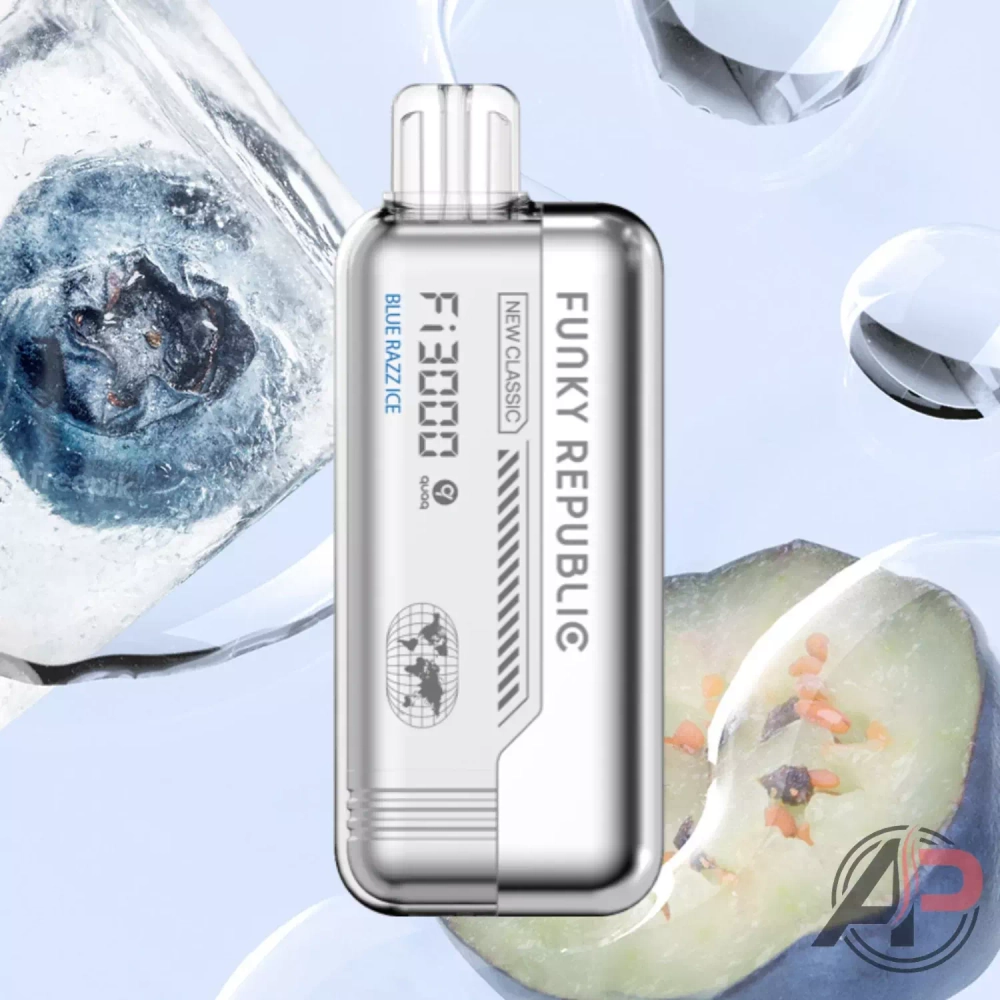 Funky Republic Fi3000 - Blue Razz Ice 5%