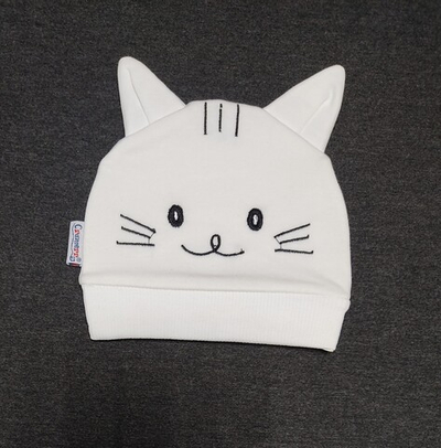 Шапочка "Cats", бавовна ТМ "Cramerr" (0-6 міс)