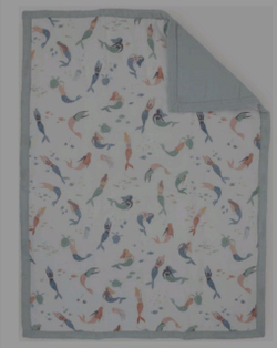 Детское одеяло русалки