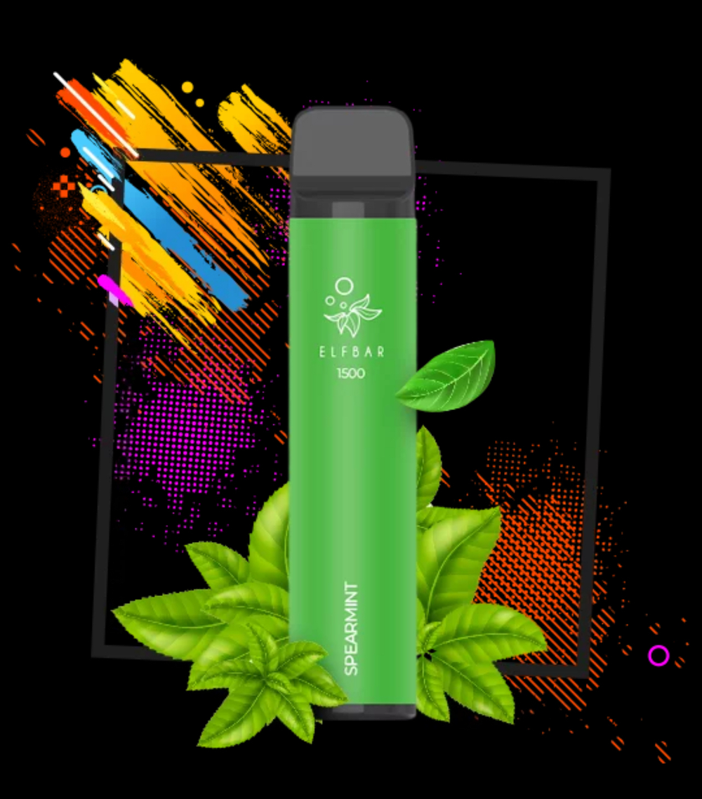 ElfBar 1500 Spearmint (Эльф Бар Мята)