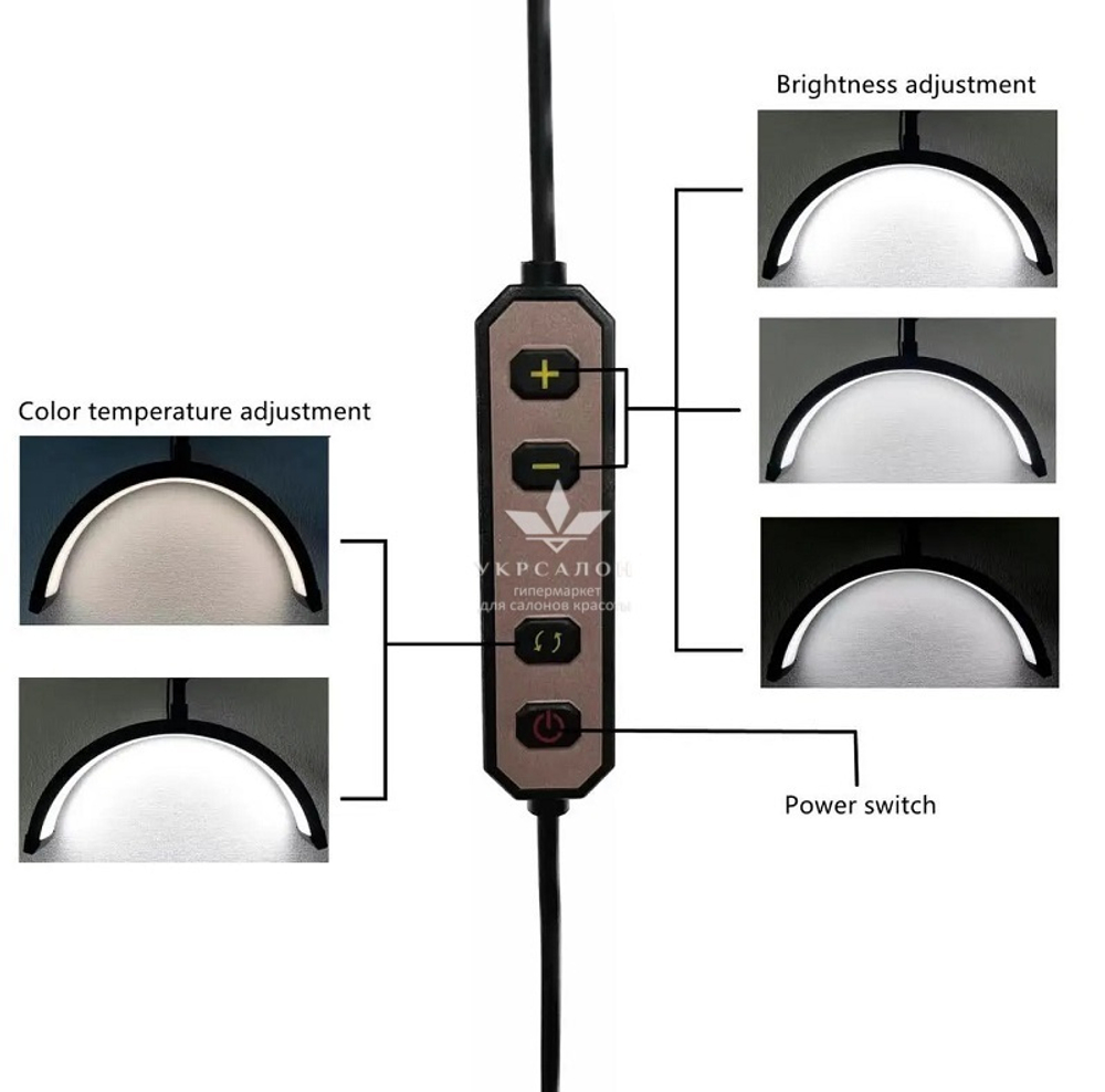 Лампа світлодіодна для бьюті майстра універсальна BZ37 20 Вт біла