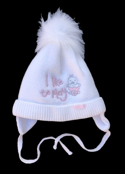 Шапочка "I like to play", акрил ТМ "Grans" (р. 38-40)