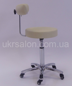 Стульчик мастера  Kilan с регулируемой спинкой