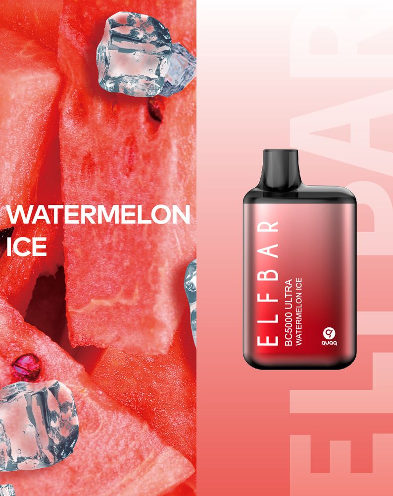Elf Bar BC5000 Ultra - Watermelon Ice 5% nic