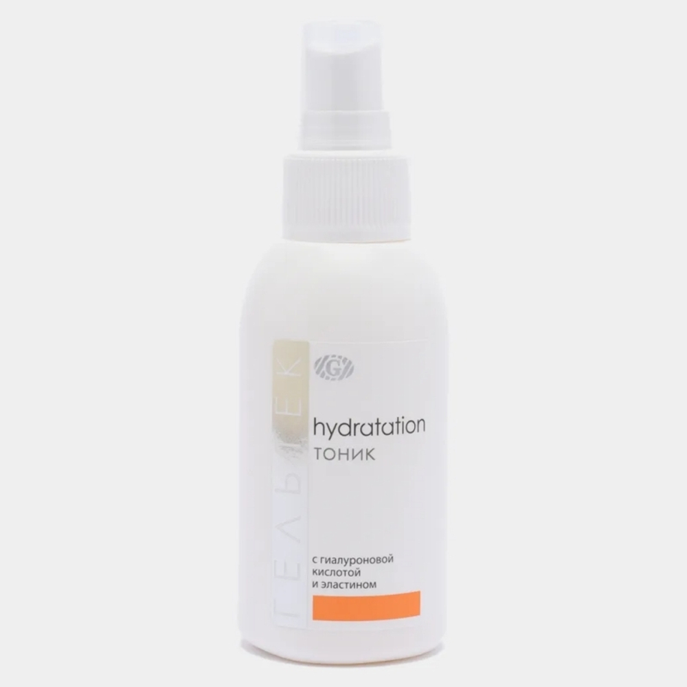 Тонік для обличчя з гіалуроновою кислотою і еластином серии Hydratation, Гельтек
