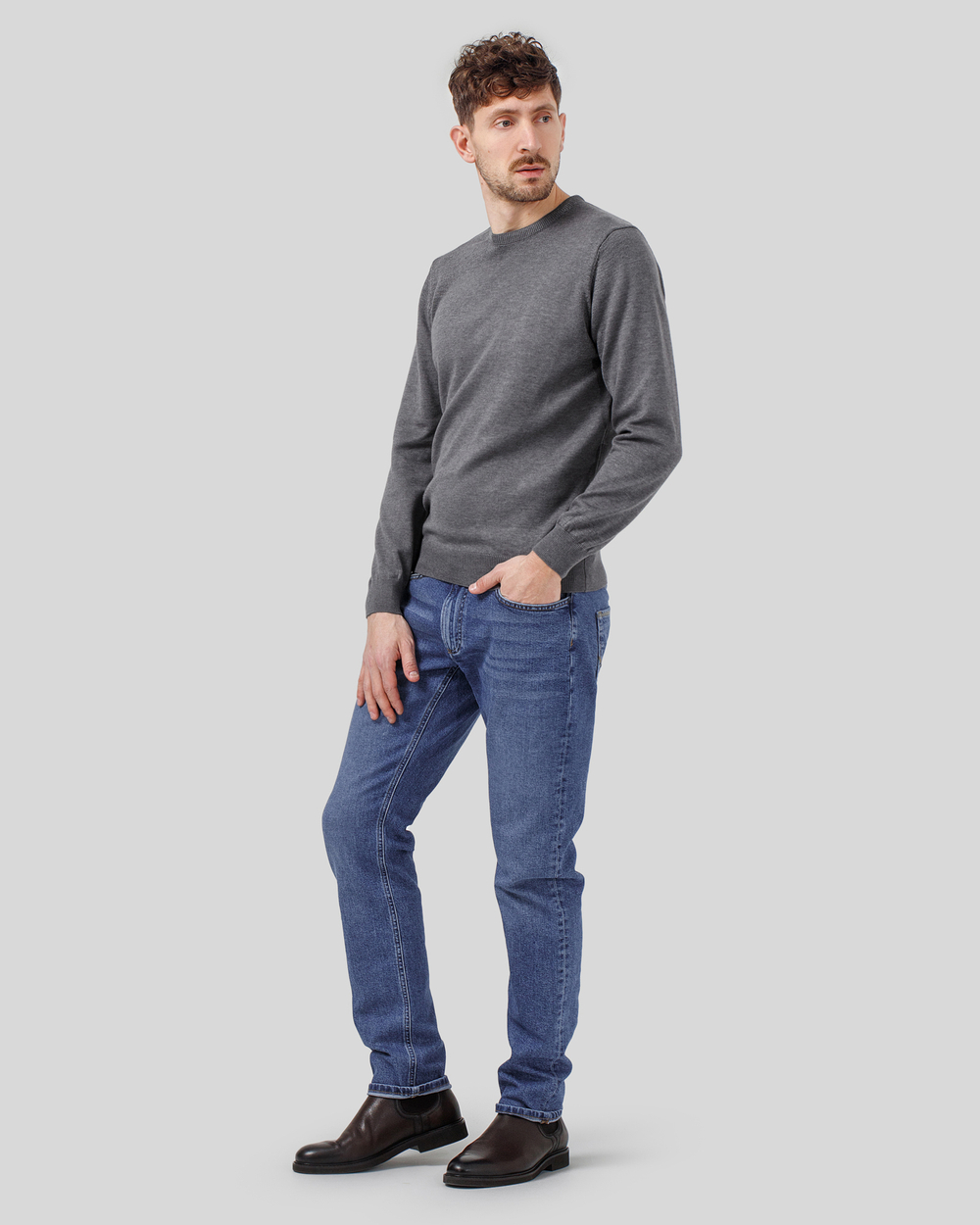 Джинси чоловічі Slim Fit блакитні (арт. 8862300601)