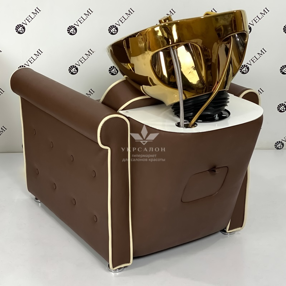 Парикмахерская мойка Perfetto Gold White