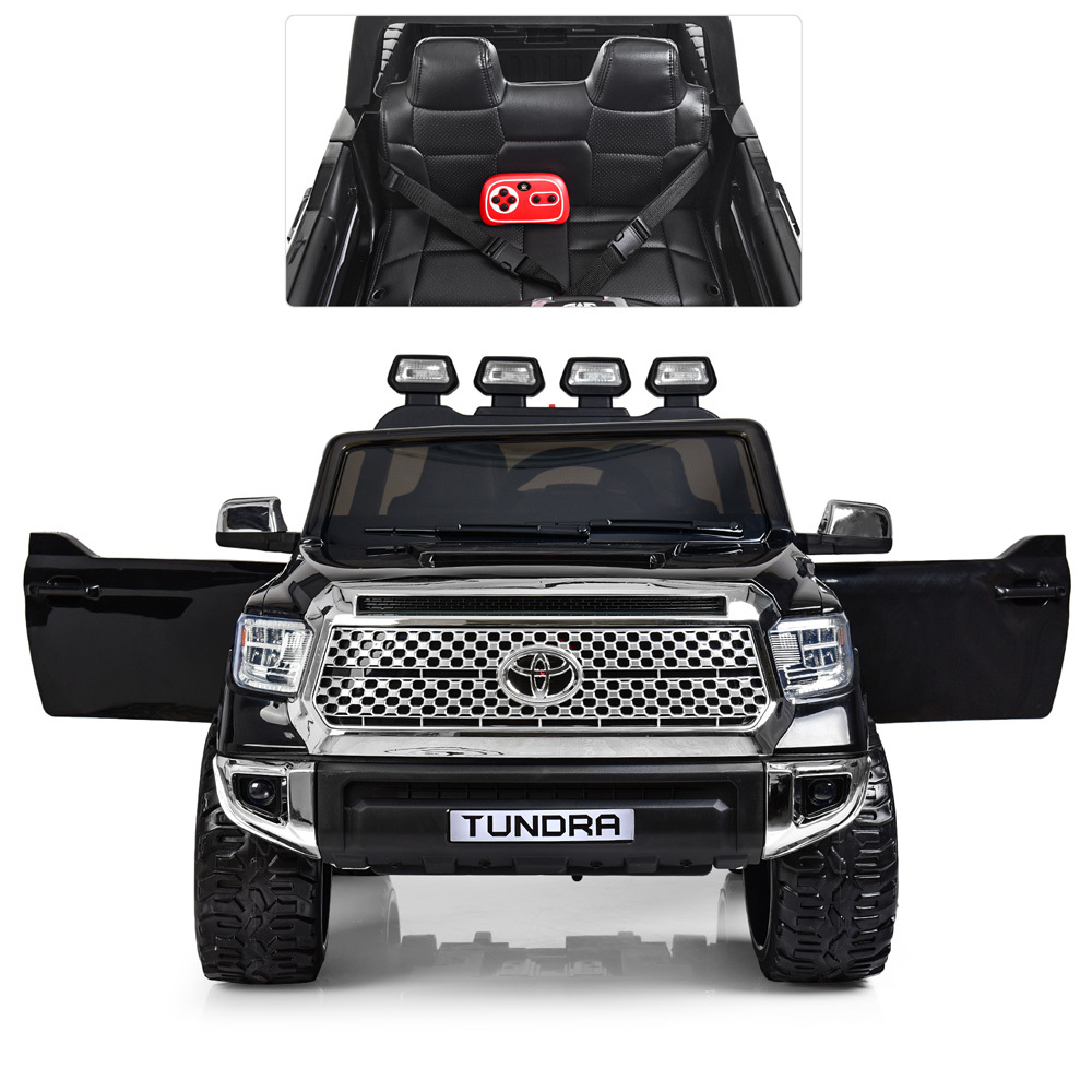 Детский двухместный электромобиль джип внедорожник Toyota Tundra Bambi JJ2266AEBLR