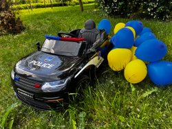 Дитячий електромобіль поліцейська машина Bambi M 4842EBLR