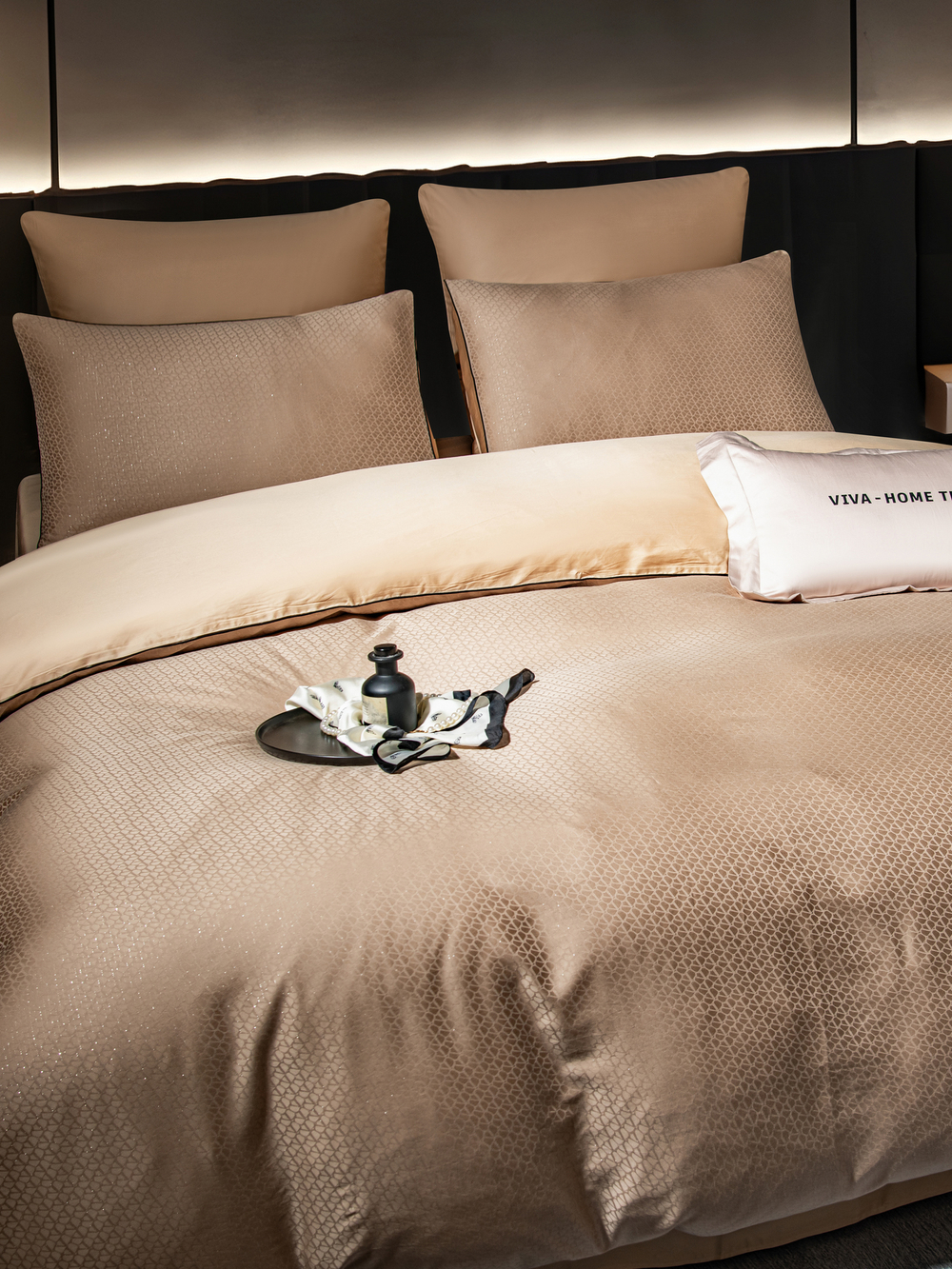 Комплект постельного белья Сатин-Жаккард Тессоро MT007