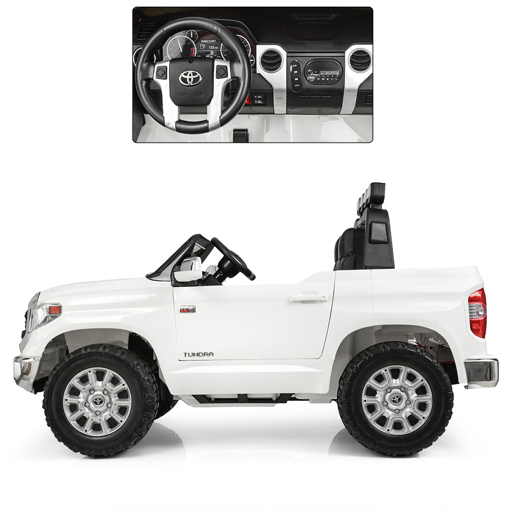Детский двухместный электромобиль внедорожник Toyota Tundra 400W JJ2255EBLR