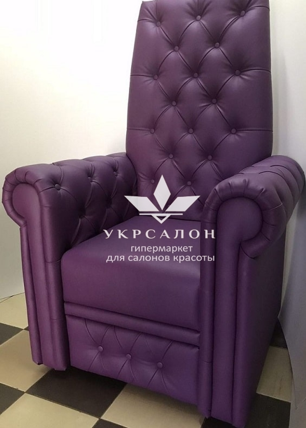 Педикюрное крісло трон queen
