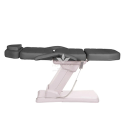 Косметологічна електрична кушетка BR-6622 (3 мотори), сіра