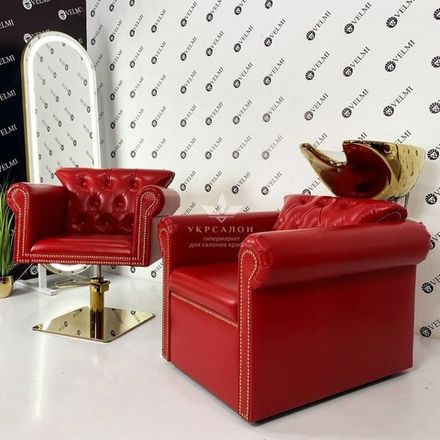 Комплект меблів для салону Prado Gold White на квадраті