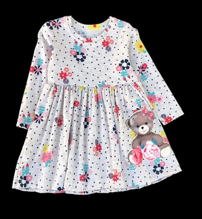 Сукня "Мішутка", бавовна ТМ "Baby pink" (86 см)