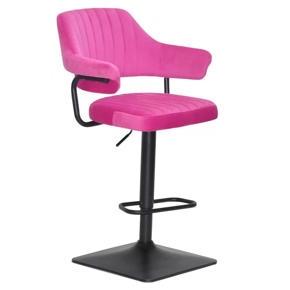 Стільчик для візажу Jef Black quadro Velor