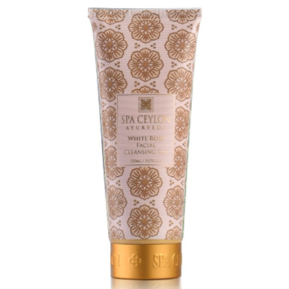 Очищающий гель для жирной и комбинированной кожи Белая роза 150 мл, SPA Ceylon