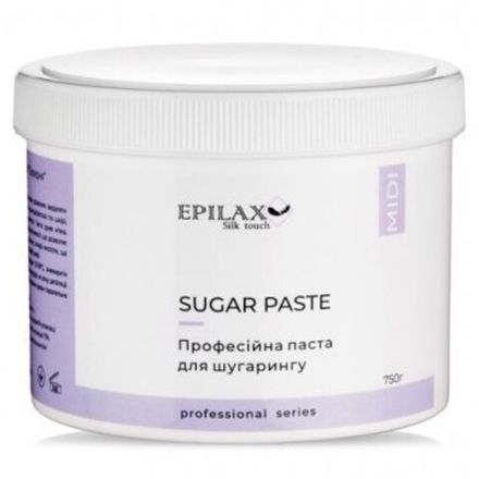 Безкислотна цукрова паста для шугарінгу epilax professional щільність midi 750г