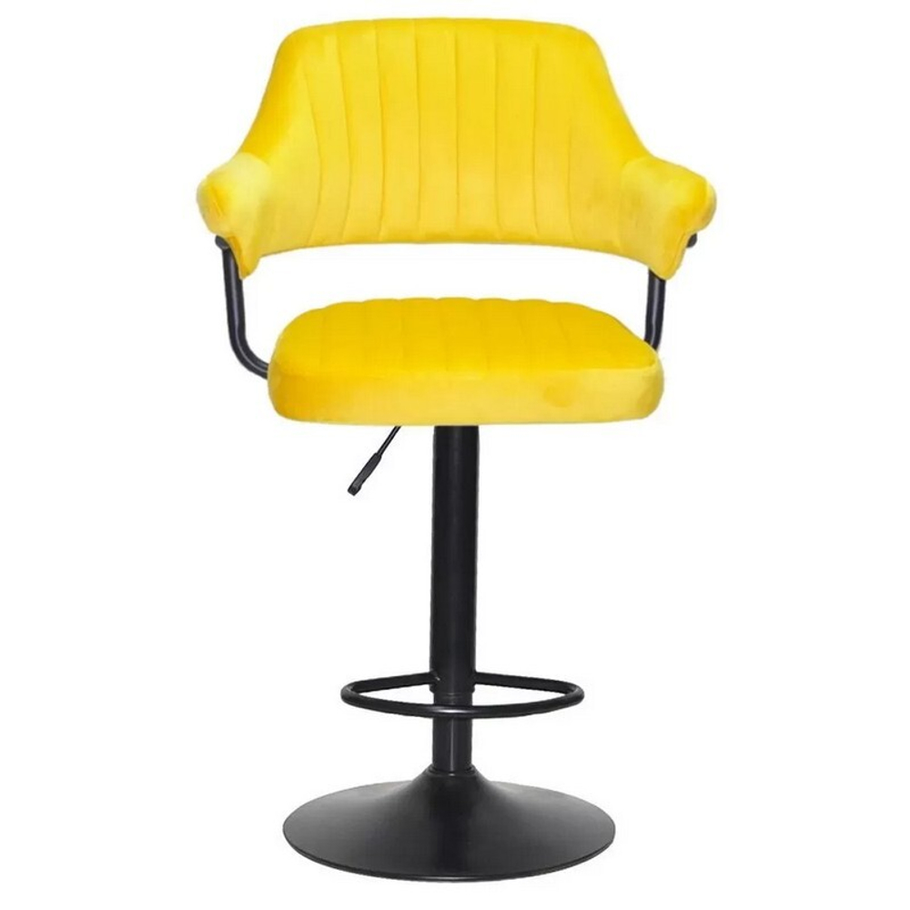 Стілець для візажу Jef velor black